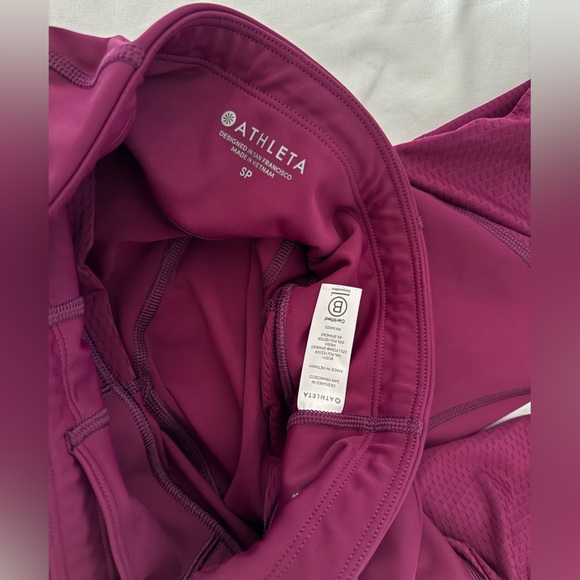Athleta Contender Athleisure Legging Pants Wine‎ Red Size Small - Picture 8 of 11